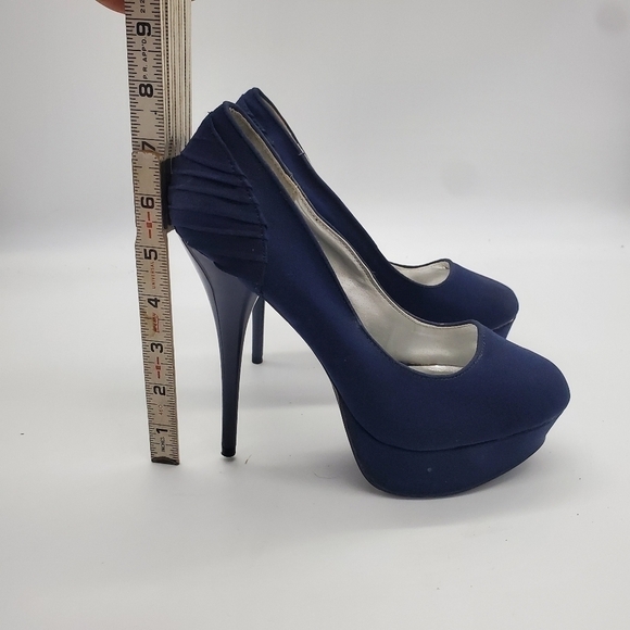 Deb Stiletto Heel Pumps Women's 7 Navy Blue - Picture 7 of 12
